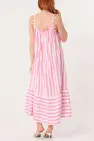CONTRAST STRIPE CAMI DRESS