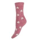 CREAM STARS WOOL SOCKS