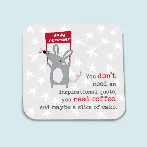 DAILY REMINDER COASTER (MOUSE)