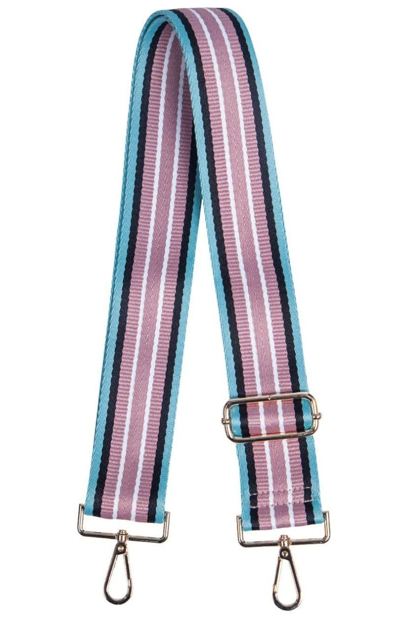 DUSTY PINK DOUBLE STRIPE BAG STRAP