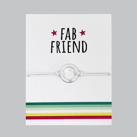 FAB FRIEND SENTIMENT STRING CHARM