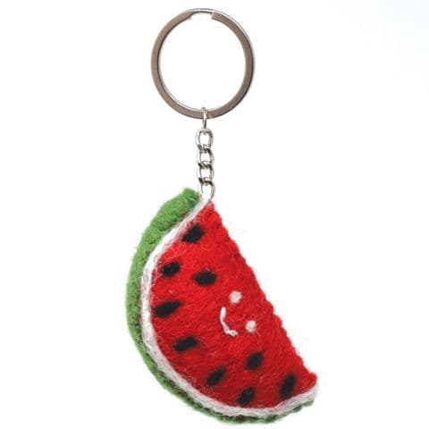 FELT WATERMELON KEYRING