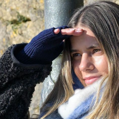 FINGERLESS RECYCLED BLEND GLOVES