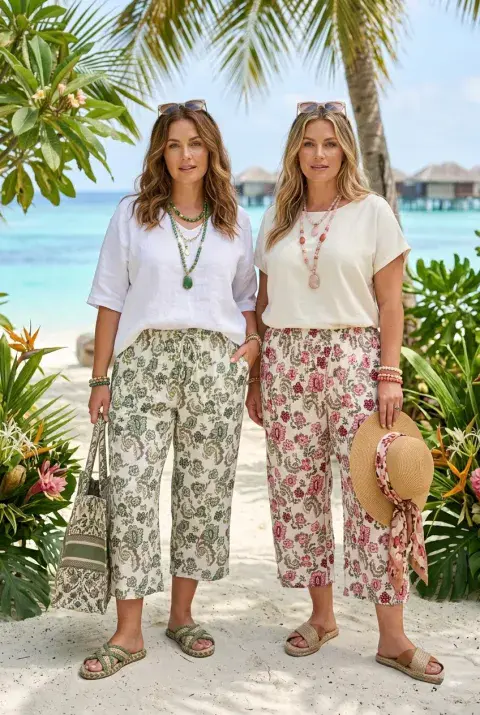 FLORAL CULOTTES TROUSER