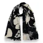 FLOWER SKETCH PRINT SCARF