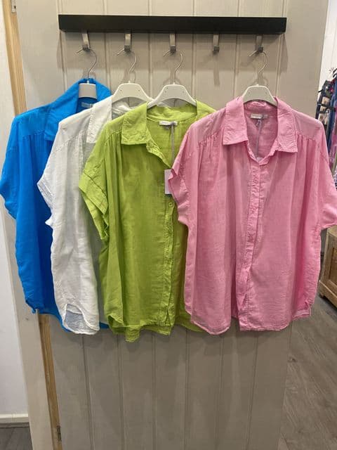 FULLY LINED HALF SLEEVE COTTON SHIRT
