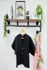 GOLD BUTTON DETAIL KNITTED TOP