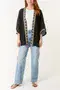 GOLD EMBELLISHED EDGE KIMONO