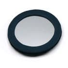 HEDGEHOG EMBROIDERED VELVET COMPACT MIRROR