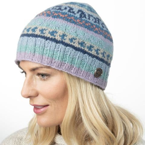 HEDGEROW FAIR ISLE BEANIE IN MIST