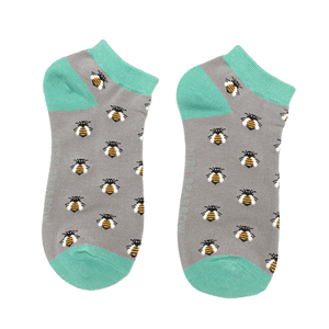 HONEY BEE TRAINER SOCKS GREY
