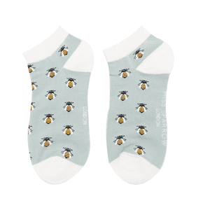 HONEY BEE  TRAINER SOCKS POWDER BLUE