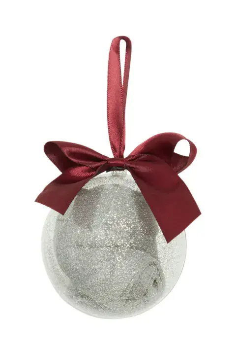 IACHBALL GLITTER SOCKS IN SILVER