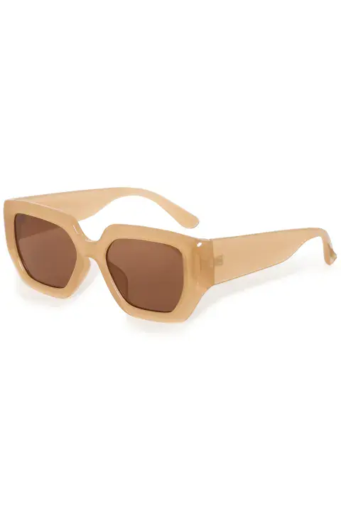 IASOFIA SUNGLASSES IN PEACH BEIGE