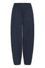 ICHI IXKATE BARREL TROUSERS NVY