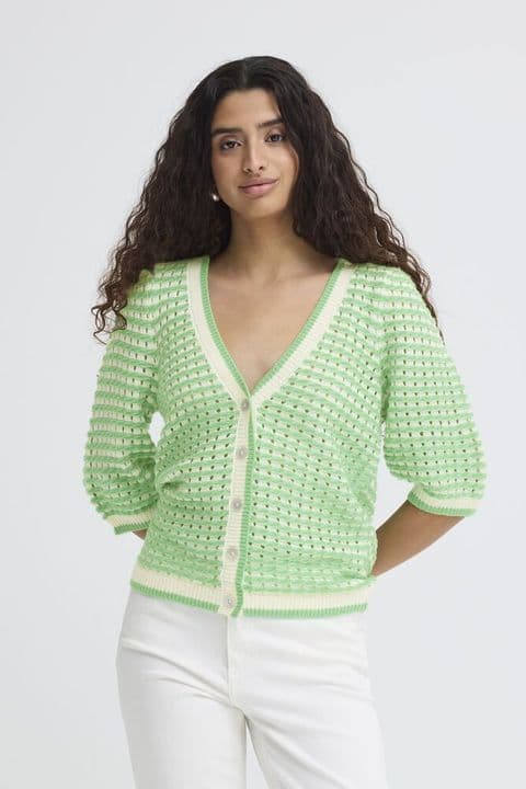 IHARDINA CARDIGAN IN GREEN