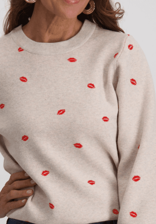 IHBRIELLE LIPSTICK KISS JUMPER