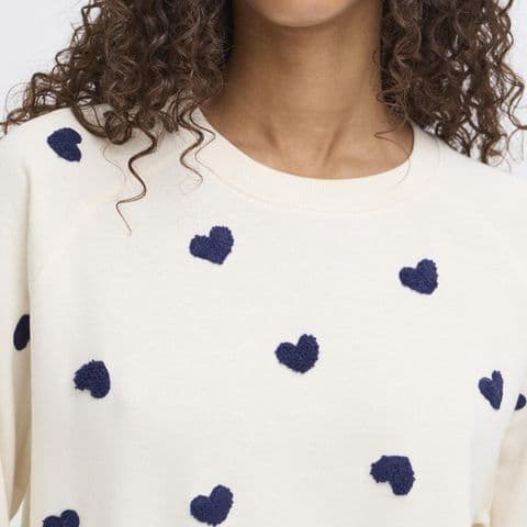 IHKASURA SW PATRIOT BLUE HEART SWEAT