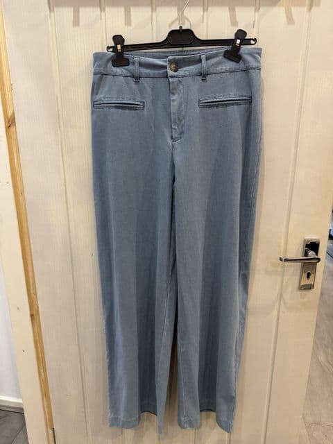 IHKATE LIGHT BLUE DENIM PANTS