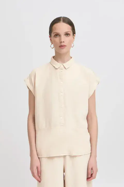 IHLINNO BLOUSE IN CREAM