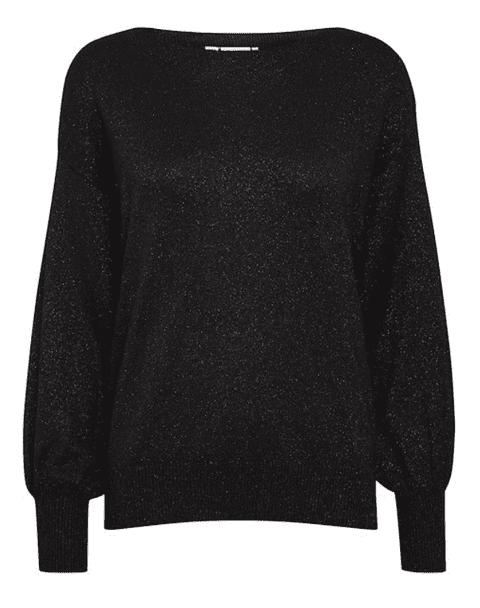IHMOPAZ KNIT TOP IN BLACK
