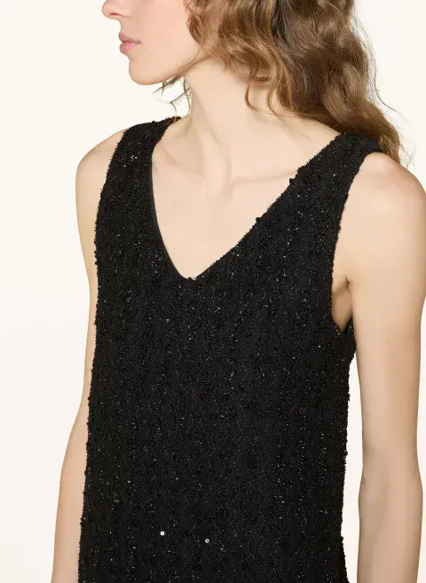 IHNINKY SPARKLE DRESS IN BLACK