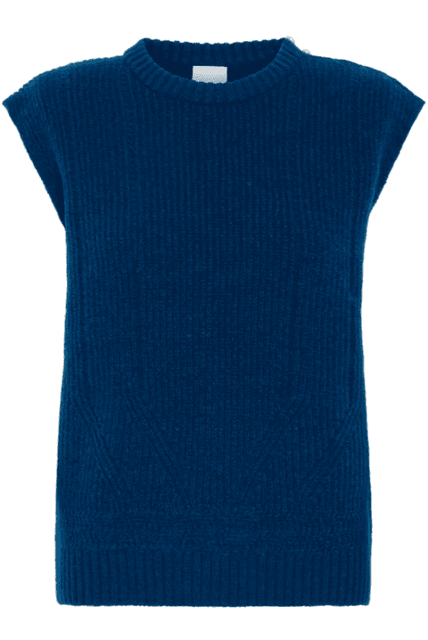 IHPOVOKE SLEEVELESS KNIT NAVY