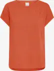 IHREBEL ROUND NECK TEE ORANGE
