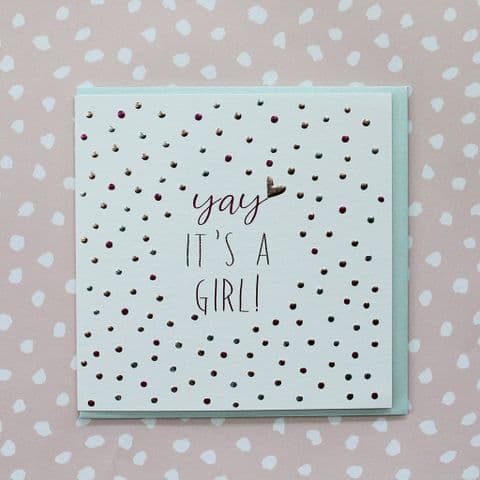 IT'S A GIRL CARD