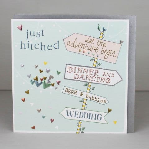 JUST HITCHED CARD