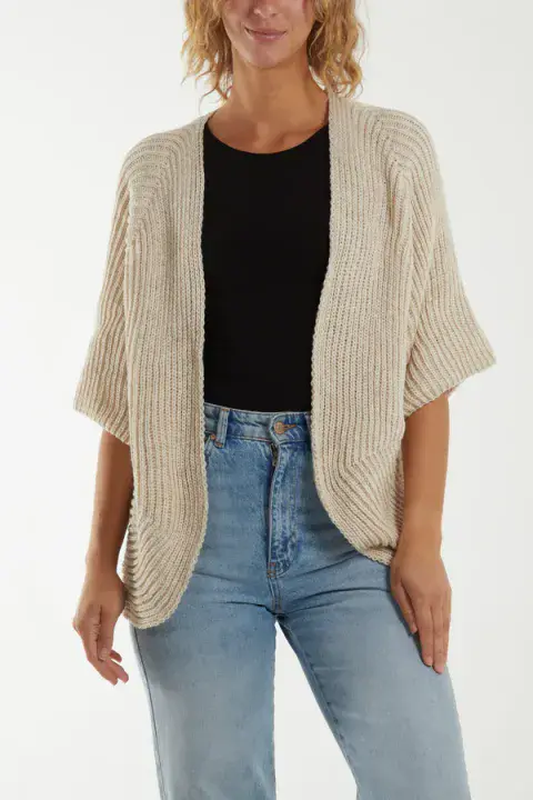 KNITTED KIMONO JACKET