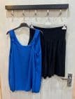 KNOT VEST TOP BLUE