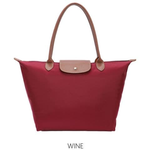 LA NYLON LARGE TOTE BAG