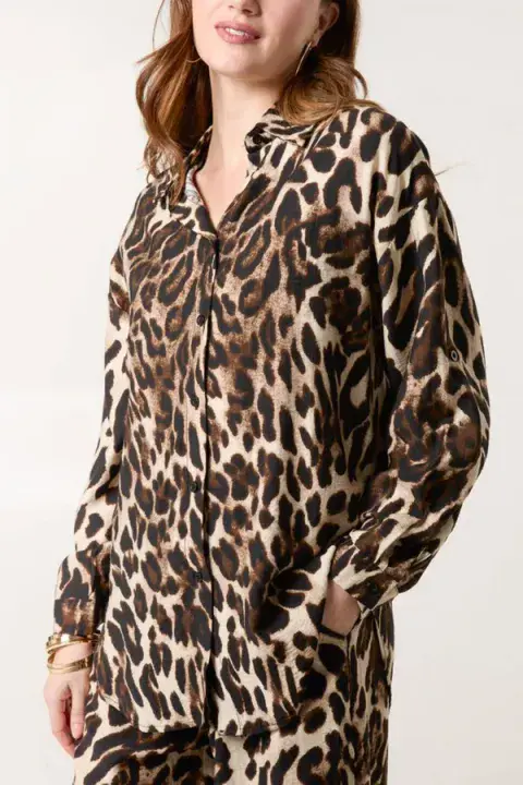 LEOPARD PRINT SHIRT