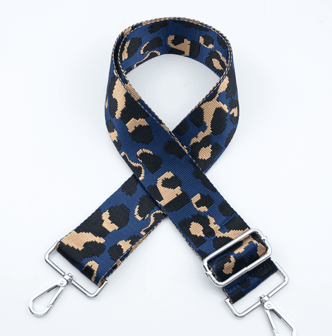 LEOPARD STRAP DARK NAVY SILVER