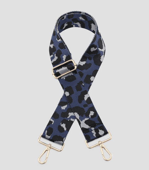 LEOPARD STRAP NAVY GOLD