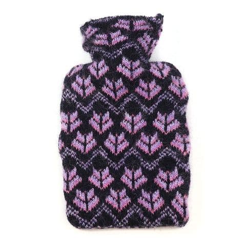 LILAC MIX SCANDI STARFLOWER HOT WATER BOTTLE