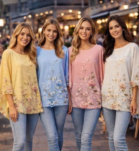 LILY LOTTIE CREW NECK BLOUSE