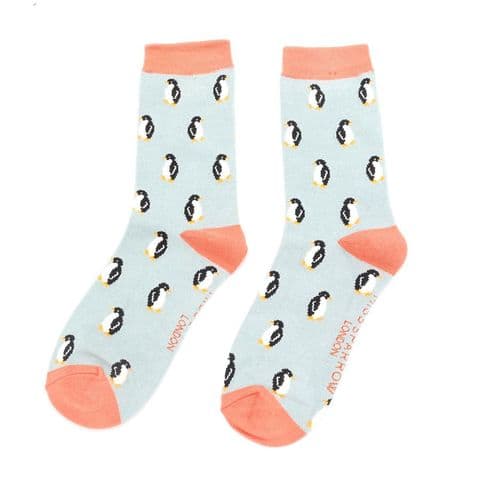 LITTLE PENGUIN SOCKS DUCK EGG