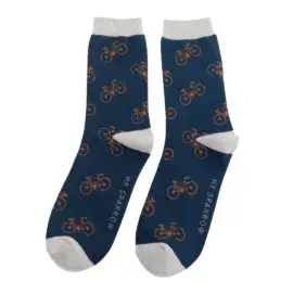 MENS BIKES SOCKS NAVY
