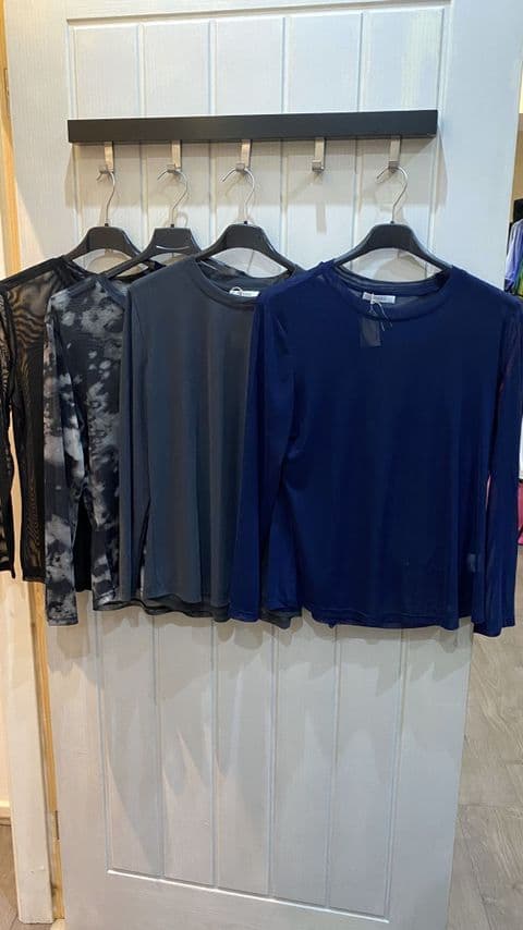 MESH TOP BLACK