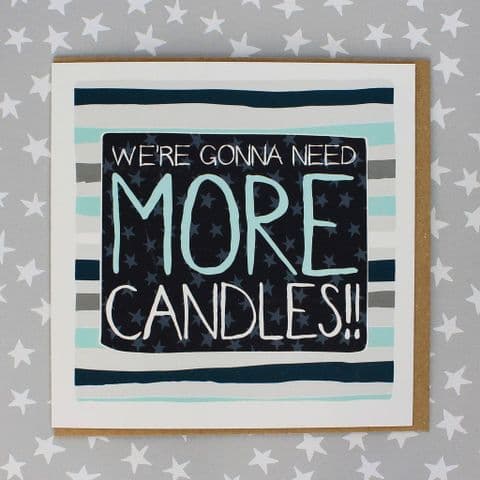 MORE CANDLES CARD