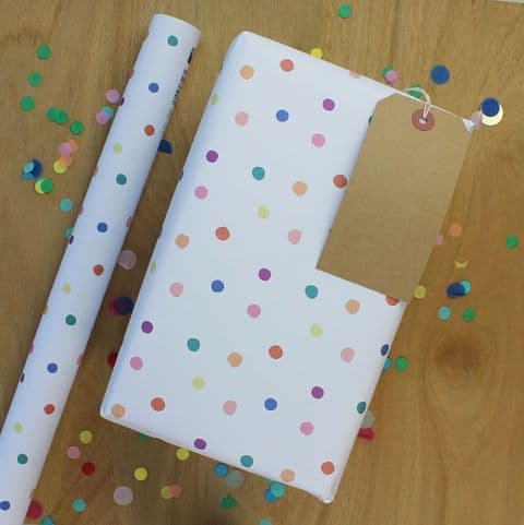 MULTI COLOUR SPOT WRAP