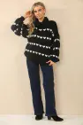 MULTI HEART KNIT JUMPER