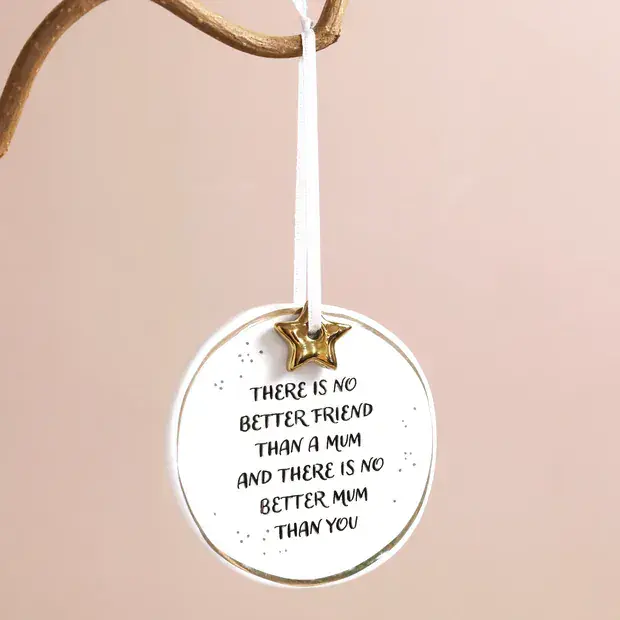MUM CERAMIC HANGING DEC