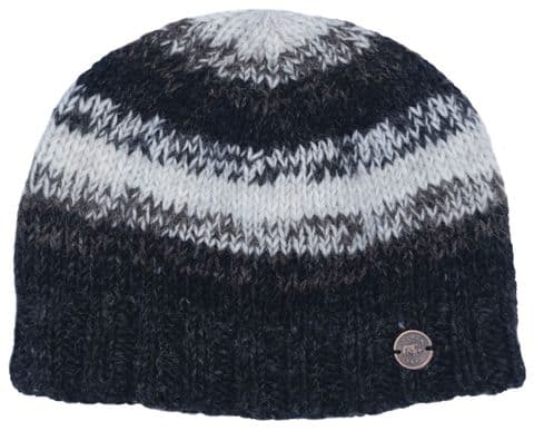 NATRUAL ELECTRIC BEANIE IN GREY