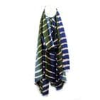 NAVY/OLIVE MIX BATIK DYED BAMBOO VISCOSE SCARF
