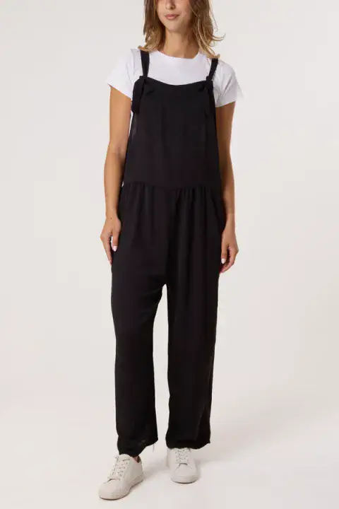 OVERSIZED STRAIGHT LEG CREPE DUNGAS