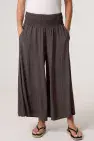 PINSTRIPE WIDE LEG TROUSERS
