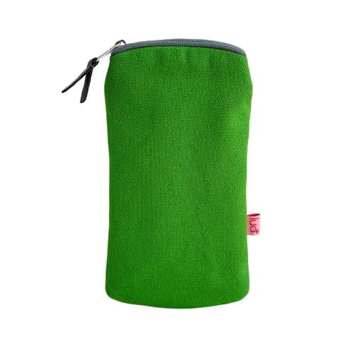 PLAIN GLASSES PURSE IN GRASS GREEN